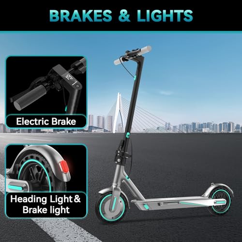 Electric Scooter for Adults, 19/25 Mph Max Speed, 21/25/35 Miles Range,350/500/600W APP Control E-Scooter with 8.5/10 Inflatable tire, Foldable Escooter with App Control, UL 2272 Certified - Image 35