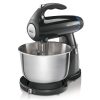 Sunbeam 2594 350-Watt Mixmaster Stand Mixer with Dough Hooks and Beaters, Black